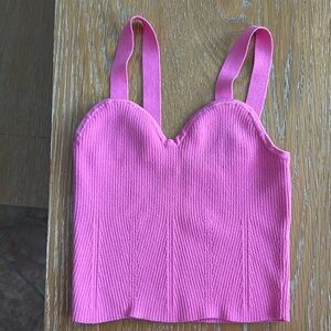 Altar’d State Pink Crop Top Small